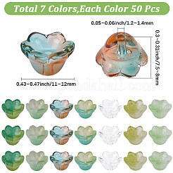 350Pcs 7 Styles Glass Beads&nbsp;GLAA-SC0003-44