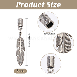 Alloy Cord Ends&nbsp;DIY-CA0006-87C-AS