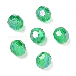 Eco-Friendly Transparent Acrylic Beads&nbsp;TACR-PL642-8mm-18
