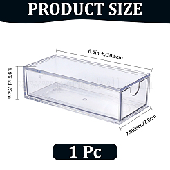Acrylic Dustproof Drawer Storage Box&nbsp;AJEW-CN0007-92