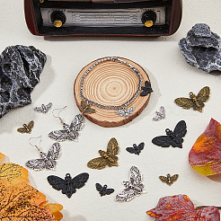 36Pcs 6 Style Alloy Pendants&nbsp;FIND-FH0007-81