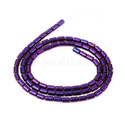 PVD Vacuum Plating Non-magnetic Synthetic Hematite Beads Strands&nbsp;G-F682-10