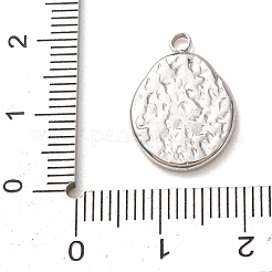 304ステンレススチールエナメルペンダント  てんとう虫のチャーム  ステンレス鋼色  18x13x2mm  穴：1.6mm&nbsp;SA-CBA46B2-08P