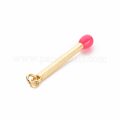 Brass Enamel Pendants&nbsp;KK-S362-032F-NR