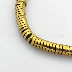 Electroplate Non-magnetic Synthetic Hematite Beads Strands&nbsp;G-J216A-M
