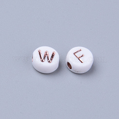 Opaque White Acrylic Beads&nbsp;MACR-S273-47