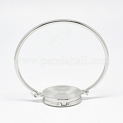 Brass Diffuser Locket Bangles&nbsp;BJEW-Q691-11