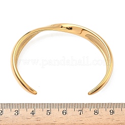 304 Stainless Steel Cuff Bangles&nbsp;BJEW-B158-05G-01
