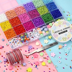 DIY Candy Color Bracelet Making Kit&nbsp;DIY-YW0005-68