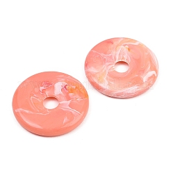 Opaque Imitation Jade Acrylic Pendants&nbsp;OACR-G064-07A