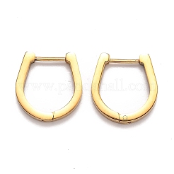 304 Stainless Steel Huggie Hoop Earrings&nbsp;STAS-J033-14B-G