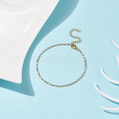 304 Stainless Steel Paperclip Chains Bracelet for Women&nbsp;X-BJEW-JB08325