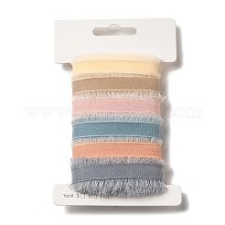 Polyester and Nylon Raw Edged Ribbon Sets&nbsp;DIY-Z029-01D