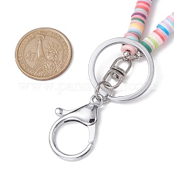Handmade Polymer Clay ID Card Neck Strap Card Holder&nbsp;HJEW-JM02511