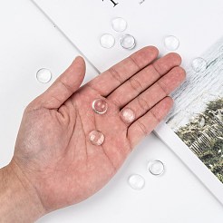 Transparent Glass Cabochons&nbsp;GGLA-R026-14mm
