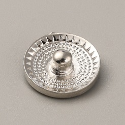 合金エナメルスナップボタン  ラインストーン付き  アクセサリーのボタン  ヒトデとフラットラウンド  ディープスカイブルー  19x7.5mm  ノブ：5mm&nbsp;FIND-WH0111-247