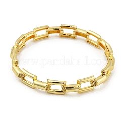 Brass Micro Pave Clear Cubic Zirconia Bangles&nbsp;BJEW-S168-01G