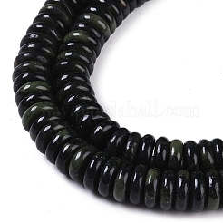 天然カンババジャスパービーズ連売り  ロンデル  6~6.5x2~2.5mm  穴：1mm  約181~191個/連  15.16~15.35''（38.5~39.1センチメートル）&nbsp;G-Q159-B09-01