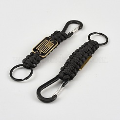 Polyester Cord Rope Rock Climbing Carabiners&nbsp;HJEW-WH0042-172B