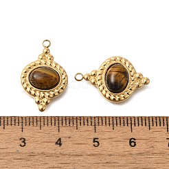 Natural Tiger Eye Pendants&nbsp;STAS-C111-56G