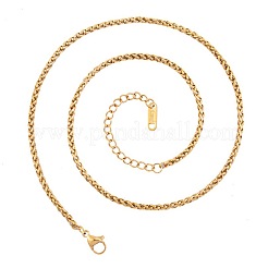 2.5mm 304 Stainless Steel Wheat Chain Necklaces&nbsp;AL4301-2