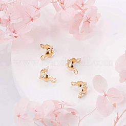 JK Findings製品  イエローゴールドフィルドつぶし玉カバー  本金14KGFゴールドフィルド  6.5x3.5mm  穴：1mm  10個/セット&nbsp;KK-BC0003-15G