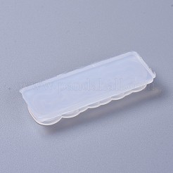 食品グレードのシリコンモールド  レジン型  UVレジン用  エポキシ樹脂ジュエリー作り  蝶結び  ホワイト  54x19.5x7mm  蝶結び：4x7mm  5x8mmと6x12mm&nbsp;DIY-L026-052