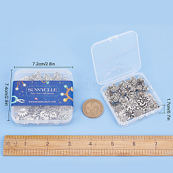48Pcs 8 Style Tibetan Style Alloy Pendants&nbsp;TIBE-SC0001-61