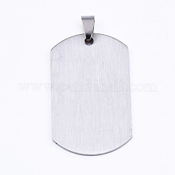 Non-Tarnish 201 Stainless Steel Quote Pendants&nbsp;STAS-T044-225P