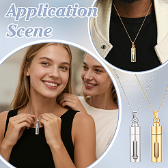2Pcs 304 Stainless Steel Perfume Bottle Pendants&nbsp;DIY-PH0036-95