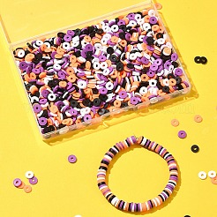 1880Pcs 4 Colors Handmade Polymer Clay Beads&nbsp;CLAY-YW0002-01B
