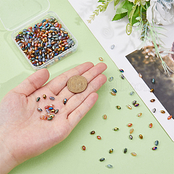 500Pcs 10 Colors Electroplate Glass Beads&nbsp;EGLA-DC0001-10