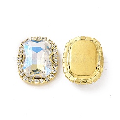 Rectangle Octagon Sew on Rhinestone&nbsp;X1-DIY-E062-02G-01