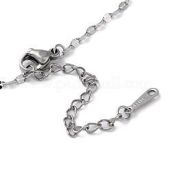 Non-Tarnish 304 Stainless Steel Round Ball Pendant Necklaces&nbsp;NJEW-Z026-01P