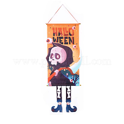 Halloween Theme Felt Cloth Hanging Door Signs&nbsp;HJEW-L027-A02