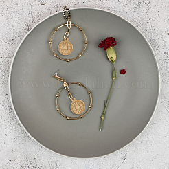 18Pcs 3 Colors 304 Stainless Steel Pendants&nbsp;STAS-DC0013-14