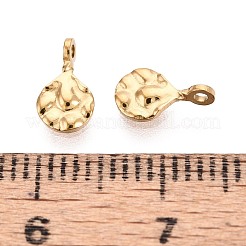 304 Stainless Steel Teardrop Charms&nbsp;STAS-T072-39G