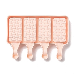 Food Grade DIY Rectangle Ice-cream Silicone Molds&nbsp;DIY-D062-05C