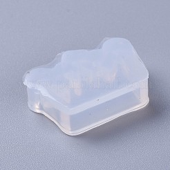 シリコンモールド  レジン型  UVレジン用  エポキシ樹脂ジュエリー作り  クラウン  ホワイト  19x27x8mm  内径：16x23mm&nbsp;X-DIY-L026-030