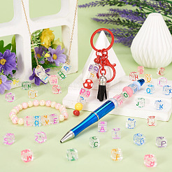 50Pcs Acrylic European Beads&nbsp;MACR-TADJ0001-13M