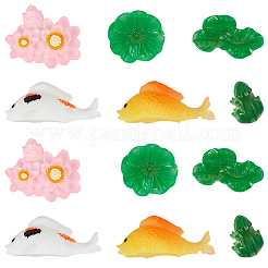 36Pcs 6 Styles Resin Display Decorations&nbsp;DJEW-CN0001-52