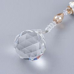 Faceted Crystal Glass Ball Chandelier Suncatchers Prisms&nbsp;AJEW-G025-A03