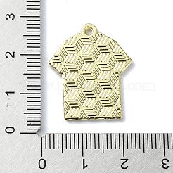 合金エナメルチャーム  ゴールドカラー  言葉と服  25x21x1.5mm  穴：2mm&nbsp;FIND-Q102-06E