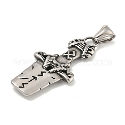 316 Surgical Stainless Steel Pendants&nbsp;STAS-E212-128AS