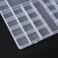 Transparent Plastic Bead Containers&nbsp;CON-YW0001-17