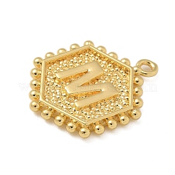Brass Pendants&nbsp;KK-B126-01G-M