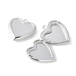Non-Tarnish 304 Stainless Steel Locket Pendants&nbsp;STAS-K192-09P-01