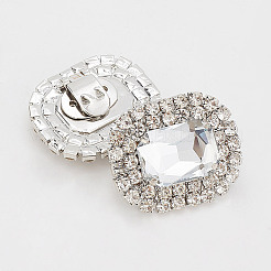 Alloy Rhinestone Shoe Decorations&nbsp;FIND-WH0126-417C