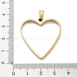 304 Stainless Steel Open Back Bezel Pendants&nbsp;STAS-Z091-05G-09