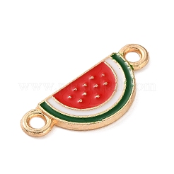 Fruit Theme Alloy Enamel Connector Charms&nbsp;AL-CBA95F4-01KCG-03